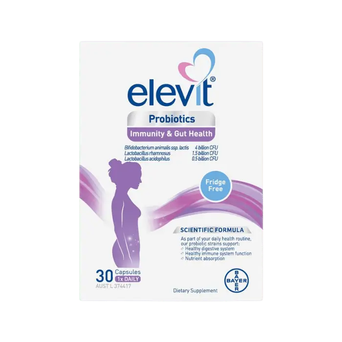 Elevit Probiotics Immunity & Gut Health 30 Capsules Featured Elevit Probiotics Immunity Gut Health 30 Capsules In Bangladesh