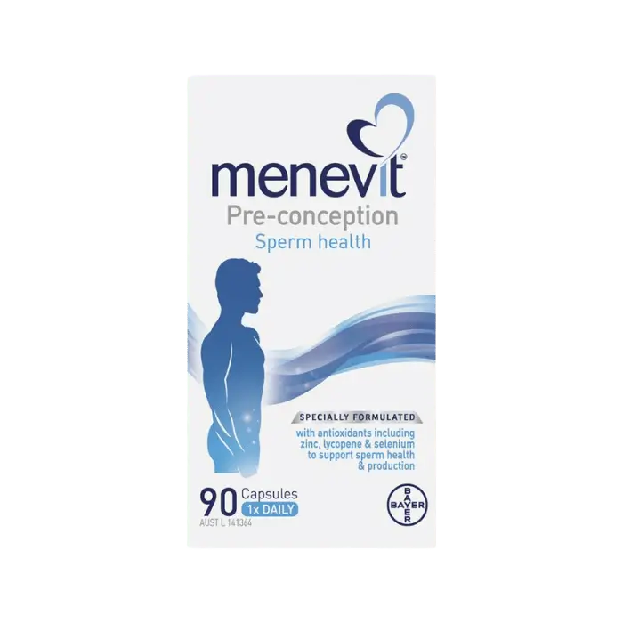 Menevit Pre-Conception Sperm Health Capsules 90 Pack Featured Menevit Pre Conception Sperm Health Capsules 90 Pack In Bangladesh