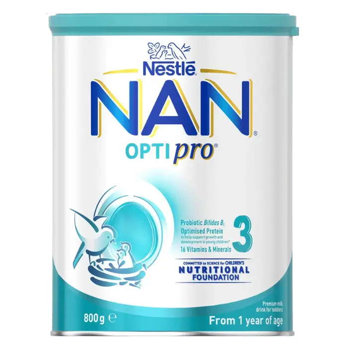 Nestle Nan Optipro 3 Toddler 1+ Years Milk Drink Powder - 800g Featured Nestle Nan Optipro 3 Toddler 1 Years Milk Drink Powder 800g In Bangladesh