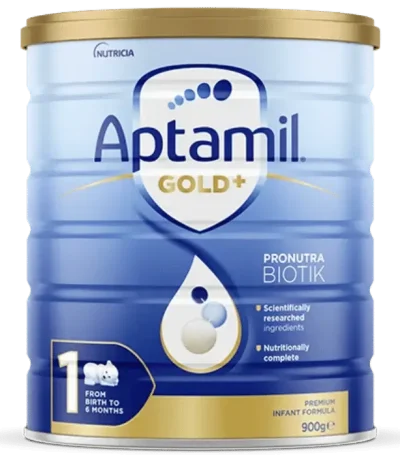 Aptamil Gold 1 Pronutra Biotik Baby Infant Formula From Birth to 6 Months 900g In Bangladesh