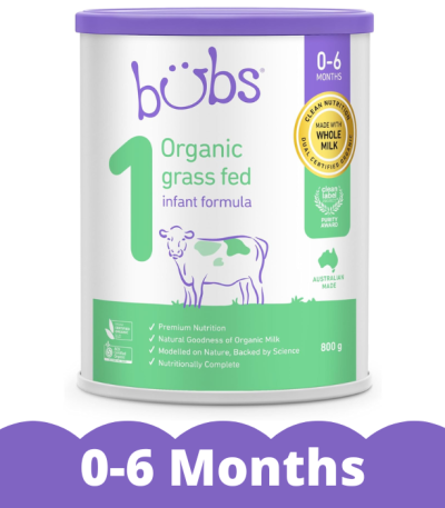 Bubs Organic® Grass Fed Infant Formula Stage 1 for babies 0 to 6 months now available at ozbabymilk In Bangladesh