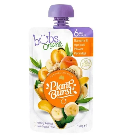 Bubs® Organic Banana and Apricot Power Porridge In Bangladesh