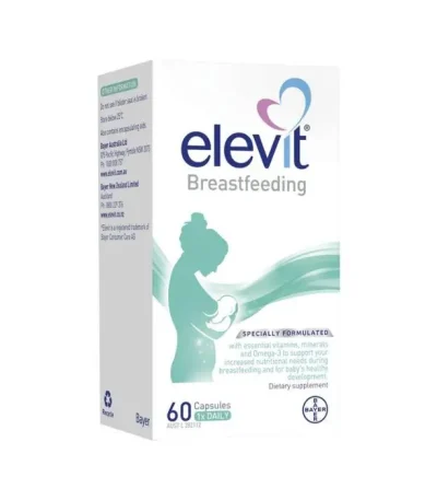 Elevit Breastfeeding 60 Capsules Front In Bangladesh