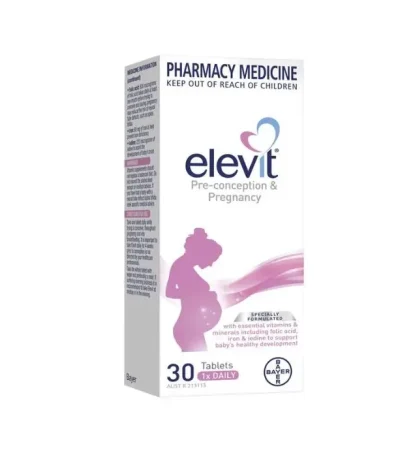 Elevit Pre conception Pregnancy 30 Tablets front In Bangladesh