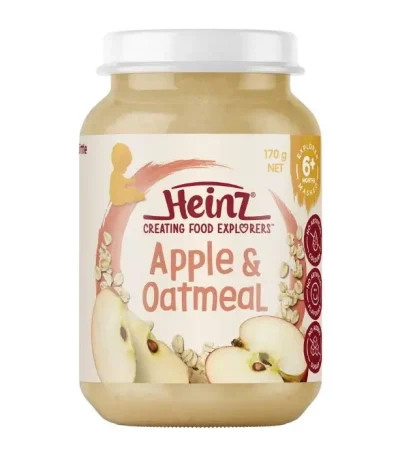Heinz® Apple Oatmeal Baby Food Jar 6 months 170g In Bangladesh