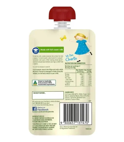 Heinz® Little Kids® Vanilla Custard 120g 1 3 Years 1 In Bangladesh