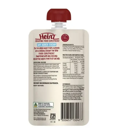 Heinz® Pear Blackberry Custard 120g 6 months 1 In Bangladesh