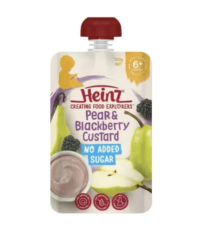Heinz® Pear Blackberry Custard 120g 6 months In Bangladesh