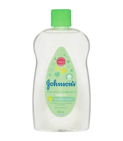 Johnsons Baby Oil with Aloe Vera Vitamin E 500mL featured In Bangladesh