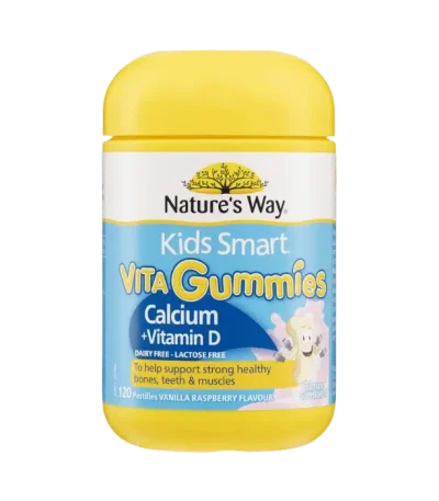 Natures Way Kids Smart Vita Gummies Calcium Vitamin D 120 Gummies In Bangladesh