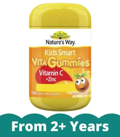 Natures Way Kids Smart Vita Gummies Vitamin C Zinc 120 Gummies In Bangladesh