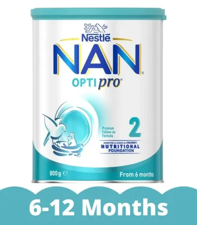 Nestle Nan Optipro 2 Follow On Formula 6 12 Months Powder 800g 1 In Bangladesh