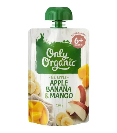 Only Organic 6 Months Apple Banana Mango 120g In Bangladesh