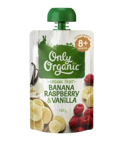 Only Organic 8 Months Banana Raspberry Vanilla 120g In Bangladesh